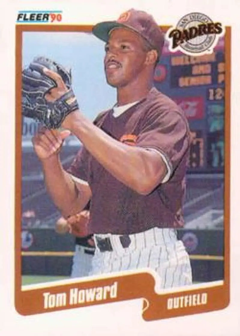1990 Fleer Update #U-56 Thomas Howard NM-MT San Diego Padres Baseball Card - Baseball Card Single