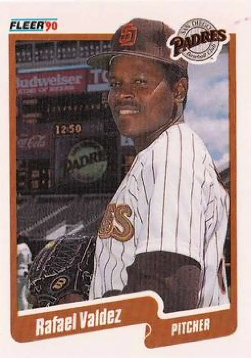 1990 Fleer Update #U-58 Rafael Valdez NM-MT RC Rookie San Diego Padres Baseball Card - Baseball Card Single