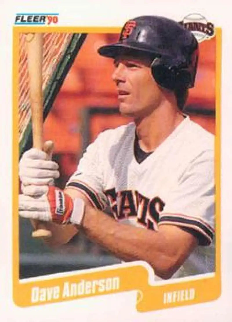 1990 Fleer Update #U-59 Dave Anderson NM-MT San Francisco Giants Baseball Card - Baseball Card Single