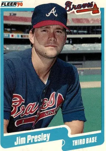 1990 Fleer Update #U-6 Jim Presley NRMT-MT - Baseball Card Single