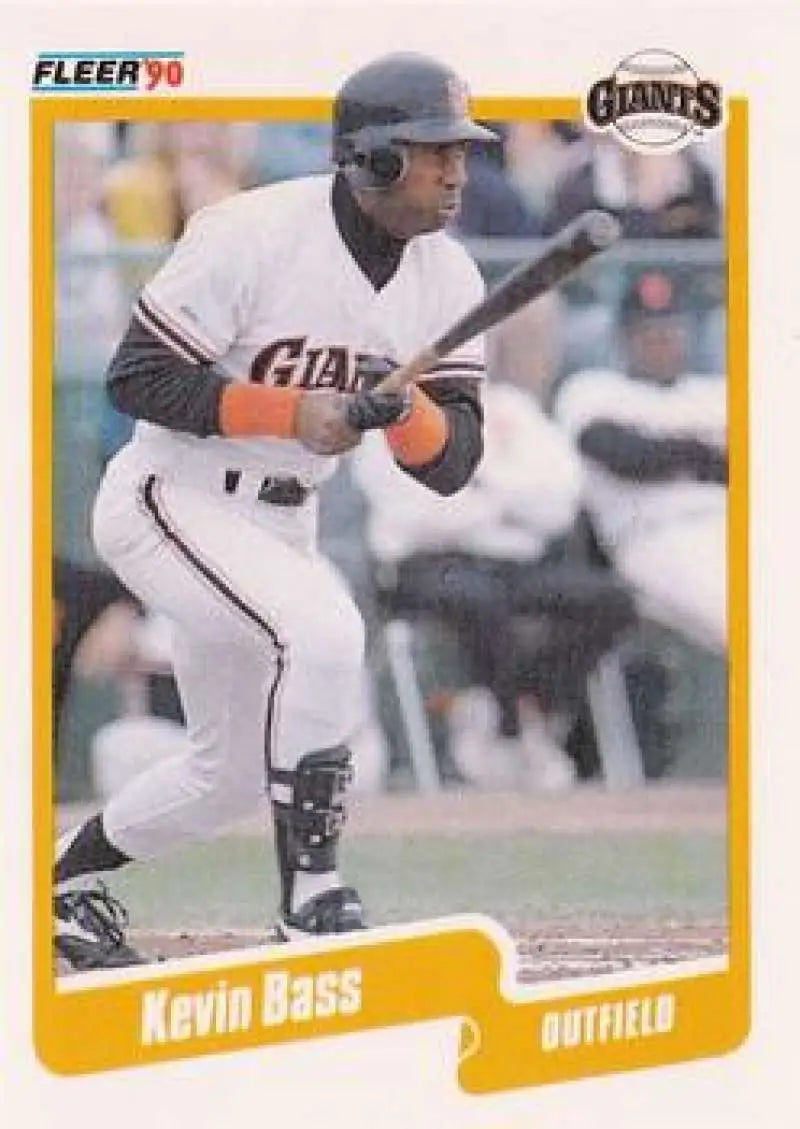 1990 Fleer Update #U-60 Kevin Bass NM-MT San Francisco Giants Baseball Card - Baseball Card Single