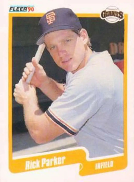 1990 Fleer Update #U-63 Rick Parker NM-MT RC Rookie San Francisco Giants Baseball Card - Baseball Card Single