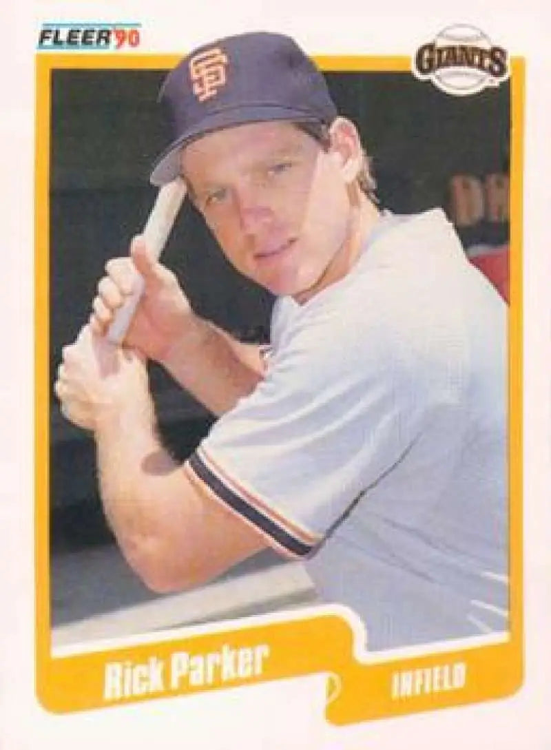 1990 Fleer Update #U-63 Rick Parker NM-MT RC Rookie San Francisco Giants Baseball Card - Baseball Card Single