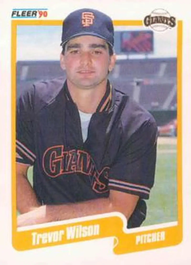 1990 Fleer Update #U-64 Trevor Wilson NM-MT San Francisco Giants Baseball Card - Baseball Card Single