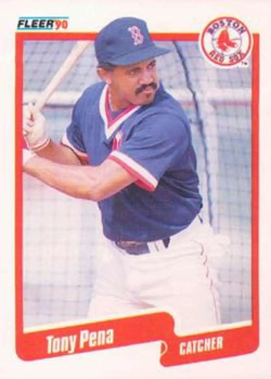 1990 Fleer Update #U-74 Tony Pena NM-MT Boston Red Sox Baseball Card - Baseball Card Single