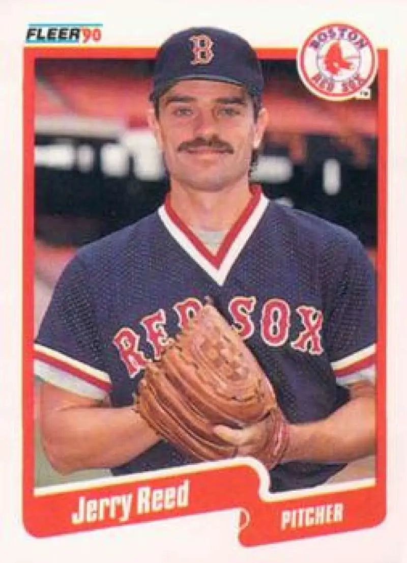 1990 Fleer Update #U-76 Jerry Reed NM-MT Boston Red Sox Baseball Card - Baseball Card Single