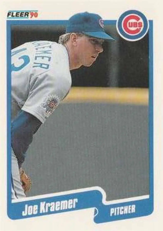 1990 Fleer Update #U-8 Joe Kraemer NM-MT RC Rookie Chicago Cubs Baseball Card - Baseball Card Single