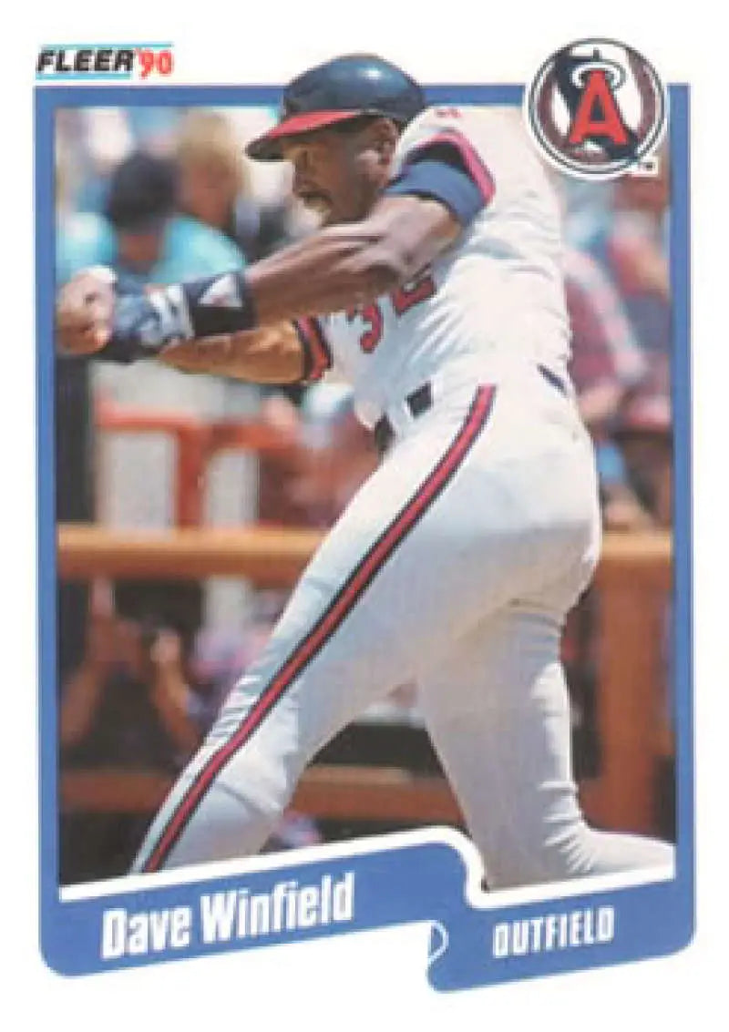 1990 Fleer Update #U-81 Dave Winfield NM-MT California Angels Baseball Card - Baseball Card Single