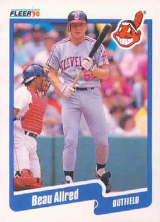 1990 Fleer Update #U-88 Beau Allred NM-MT RC Rookie Cleveland Indians Baseball Card - Baseball Card Single
