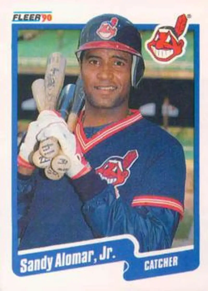 1990 Fleer Update #U-89 Sandy Alomar Jr. NM-MT Cleveland Indians Baseball Card