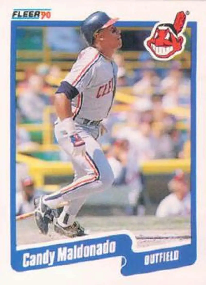 1990 Fleer Update #U-93 Candy Maldonado NM-MT Cleveland Indians Baseball Card - Baseball Card Single