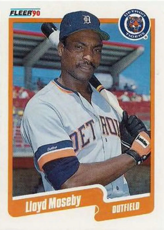 1990 Fleer Update #U-97 Lloyd Moseby NM-MT Detroit Tigers Baseball Card - Baseball Card Single