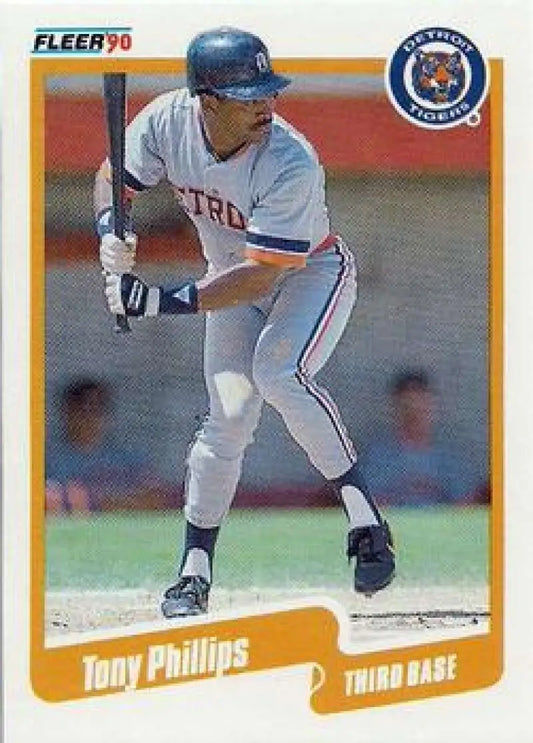 1990 Fleer Update #U-99 Tony Phillips NM-MT Detroit Tigers Baseball Card - Baseball Card Single