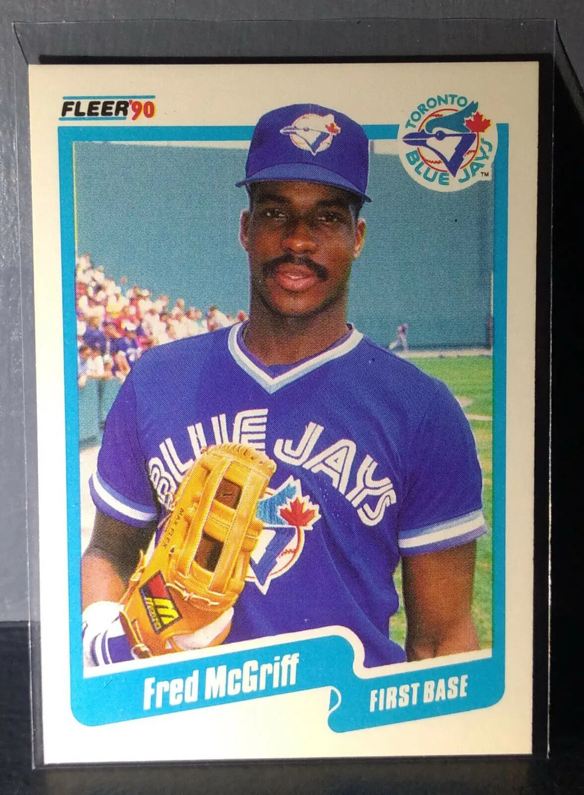 1990 Fred McGriff Fleer Baseball Card #89 - Baseball Card Single