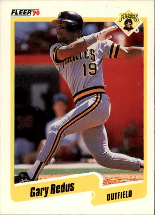 1990 Gary Redus Fleer Baseball Card #476