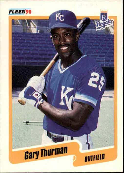 1990 Gary Thurman Fleer Baseball Card #121 - Baseball Card Single