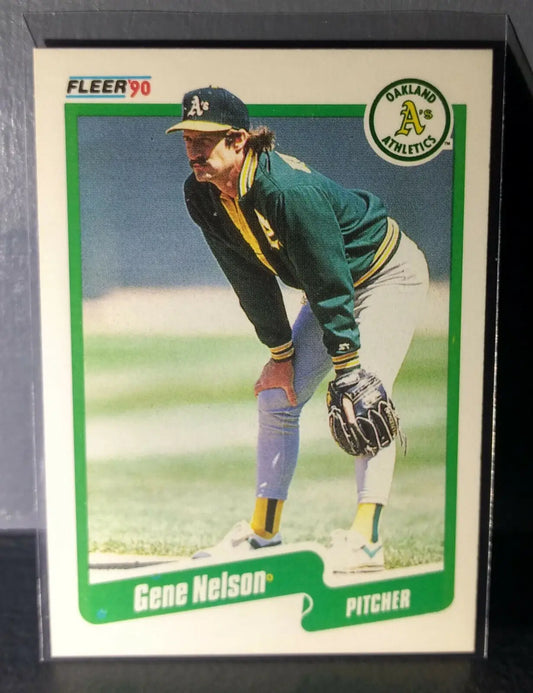 1990 Gene Nelson Fleer Baseball Card #17 - Baseball Card Single