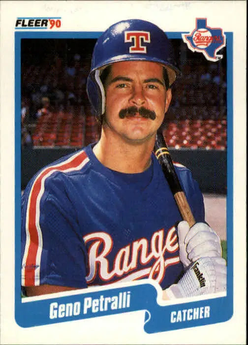 1990 Geno Petralli Fleer Baseball Card #309 - Baseball Card Single