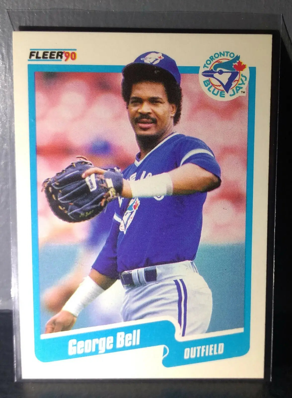 1990 George Bell Fleer Baseball Card #76