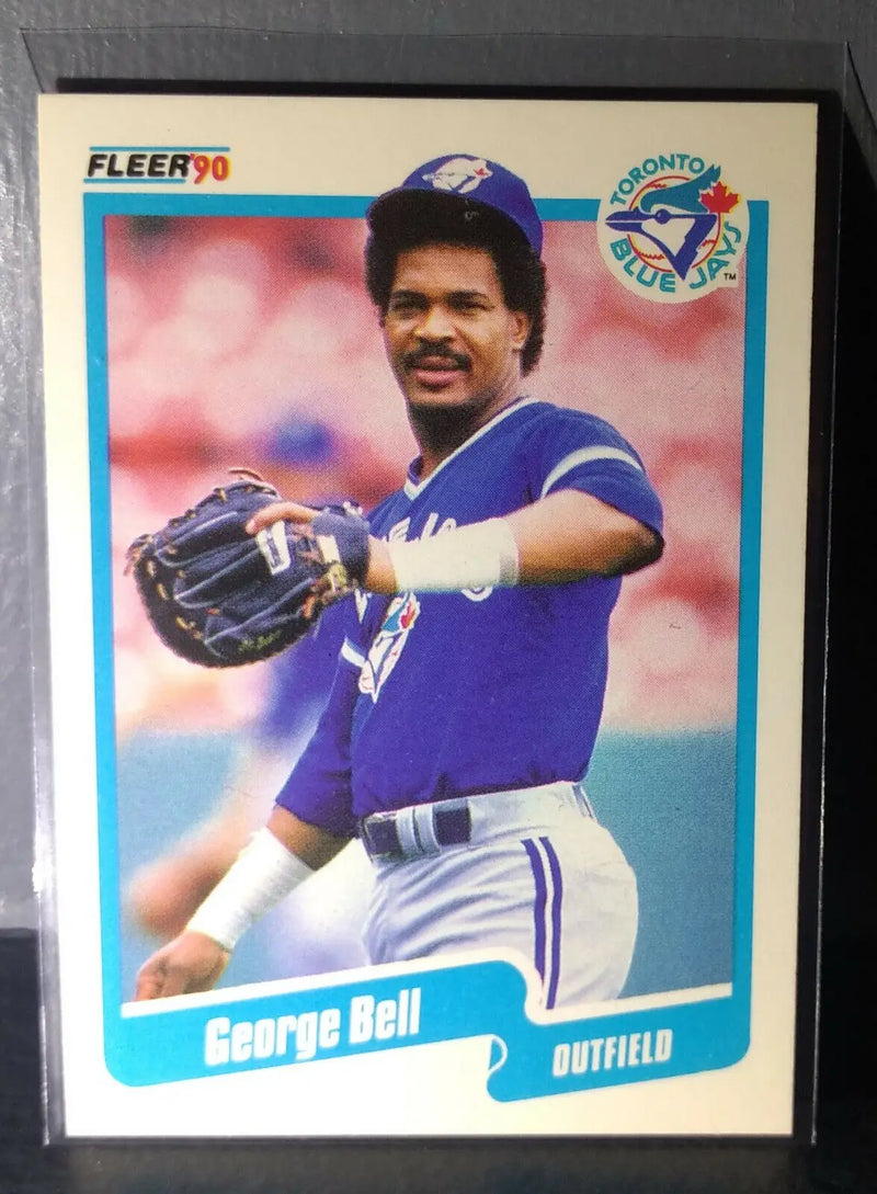 1990 George Bell Fleer Baseball Card #76