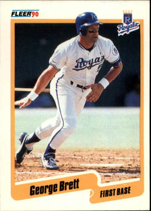 1990 George Brett Fleer Baseball Card #103 - Baseball Card Single