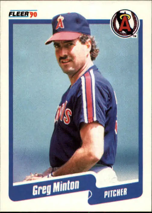 1990 Greg Minton Fleer Baseball Card #140 - Baseball Card Single