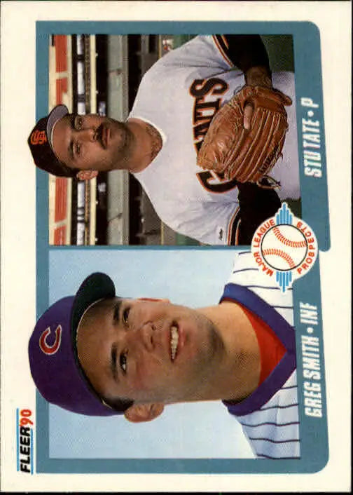 1990 Greg Smith / Stu Tate Fleer Baseball Card #643 - Baseball Card Single