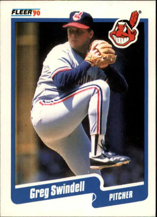 1990 Greg Swindell Fleer Baseball Card #503 - Baseball Card Single