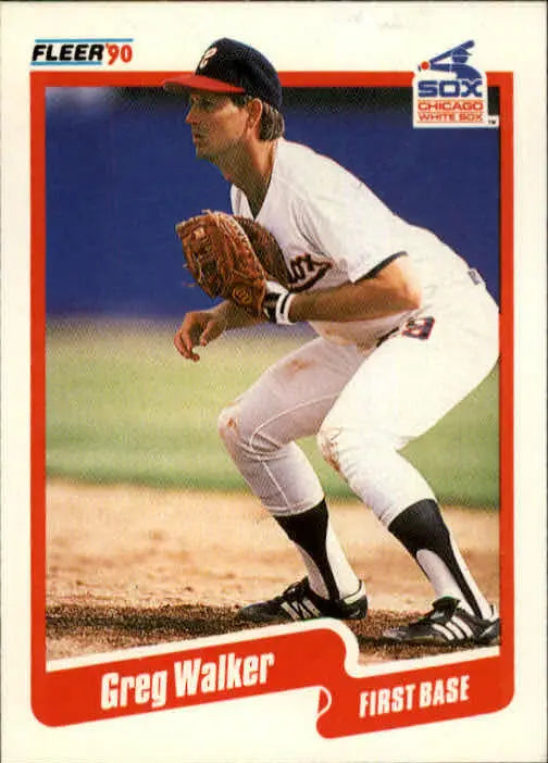 1990 Greg Walker Fleer Baseball Card #551 - Baseball Card Single