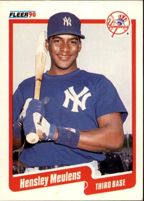 1990 Hensley Meulens Fleer Baseball Card #449 - Baseball Card Single