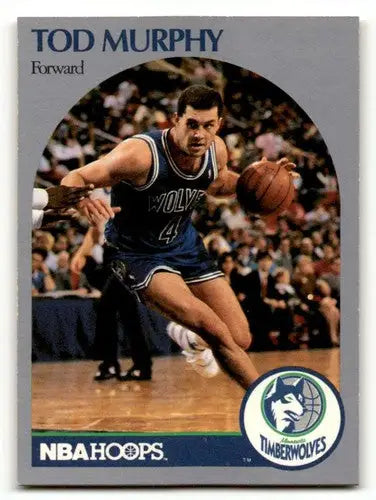 1990 Hoops #189 Tod Murphy Minnesota Timberwolves Basketball Cards N ID:55683 - Basketball Card Single