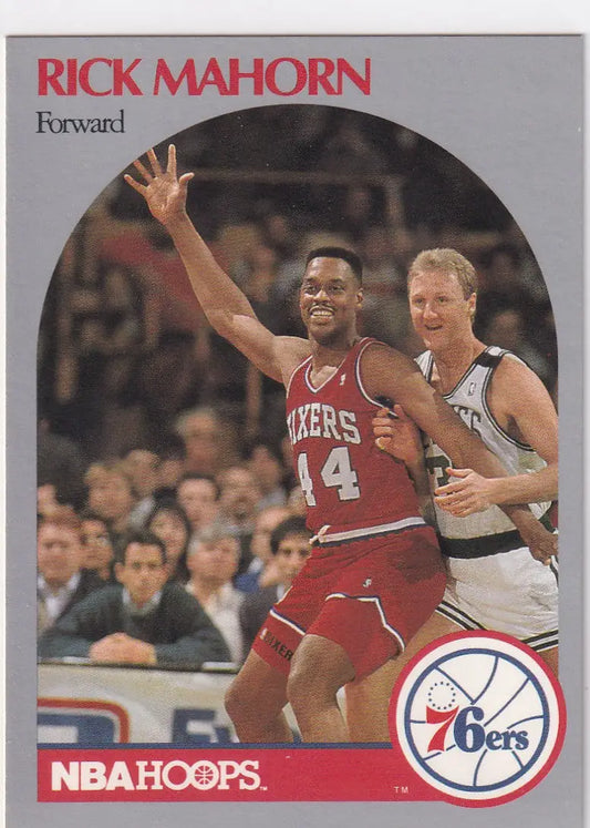 1990 HOOPS #230 RICK MAHORN- PHILADELPHIA 76ERS - Basketball Card Single