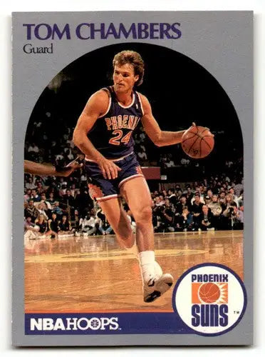 1990 Hoops #234b Tom Chambers Guard on front (second series) Phoenix ID:55664 - Basketball Card Single