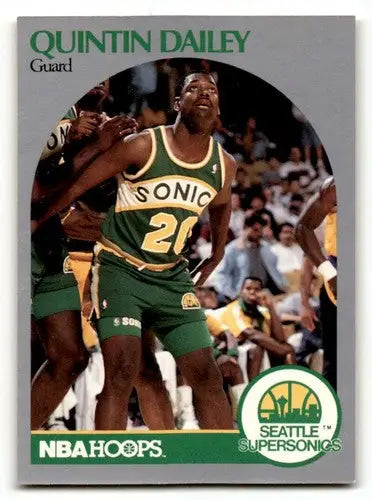 1990 Hoops #276 Quintin Dailey Seattle SuperSonics Basketball Cards ID:55670 - Basketball Card Single