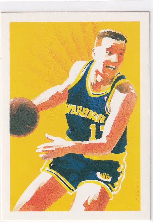 1990 HOOPS #363 CHRIS MULLIN- GOLDEN STATE WARRIORS - Basketball Card Single