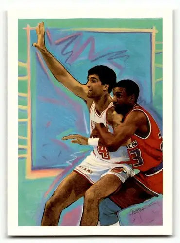 1990 Hoops #368 Rony Seikaly Miami Heat Basketball Cards NM Near Min ID:55687 - Basketball Card Single