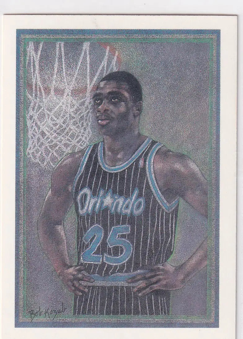 1990 HOOPS #373 NICK ANDERSON- ORLANDO MAGIC - Basketball Card Single