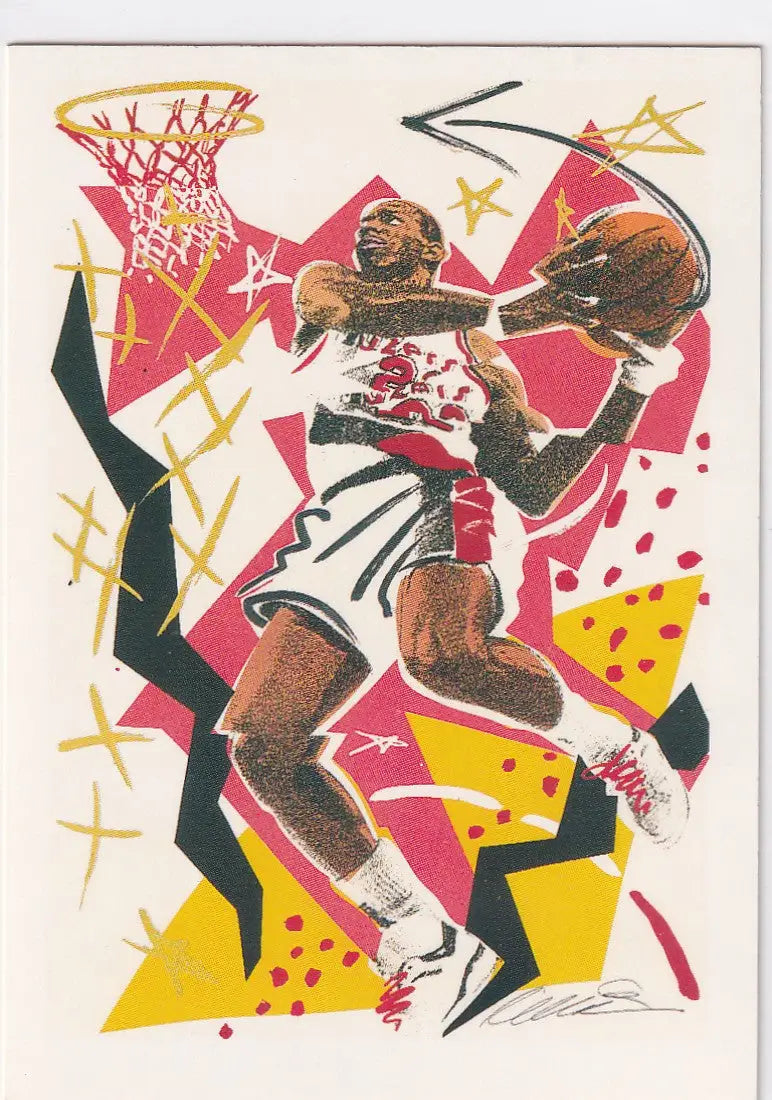 1990 HOOPS #376 CLYDE DREXLER- PORTLAND TRAIL BLAZZERS - Basketball Card Single