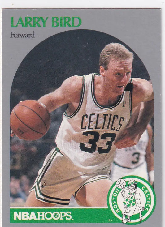 1990 HOOPS #39 LARRY BIRD- BOSTON CELTICS - Basketball Card Single