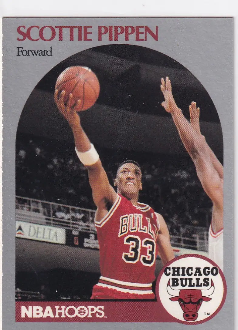 1990 HOOPS #69 SCOTTIE PIPPEN- CHICAGO BULLS - Basketball Card Single