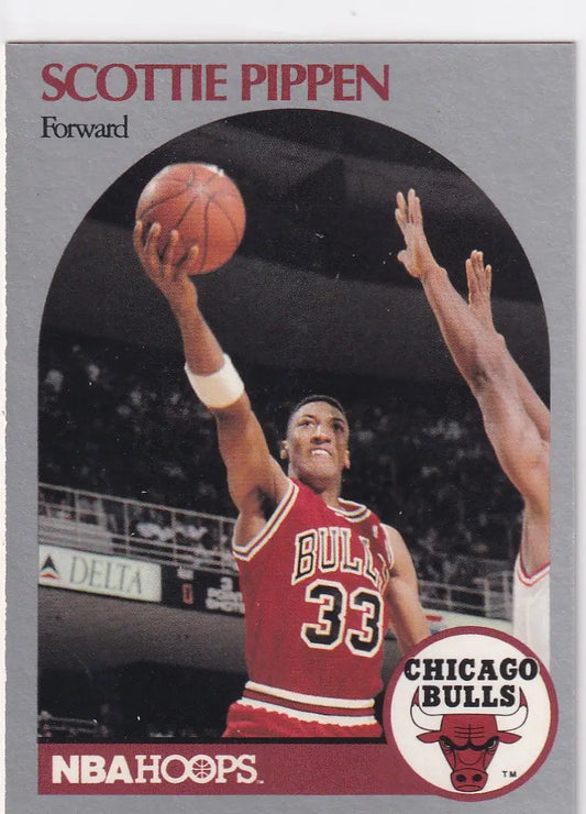 1990 HOOPS #69 SCOTTIE PIPPEN- CHICAGO BULLS - Basketball Card Single