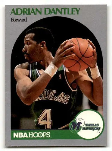 1990 Hoops #83 Adrian Dantley Dallas Mavericks Basketball Cards NM N ID:55667 - Basketball Card Single