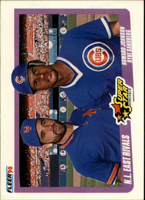 1990 Howard Johnson / Ryne Sandberg Fleer Baseball Card #639 - Baseball Card Single
