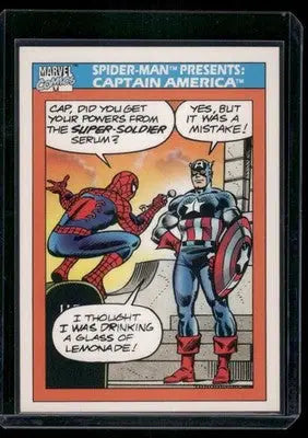 1990 Impel Marvel Captain America Spider-Man #157 - Marvel Card Single