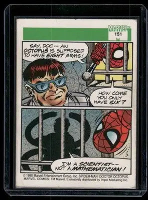 1990 Impel Marvel Comics Doctor Octopus Spider-Man #151 - Marvel Card Single