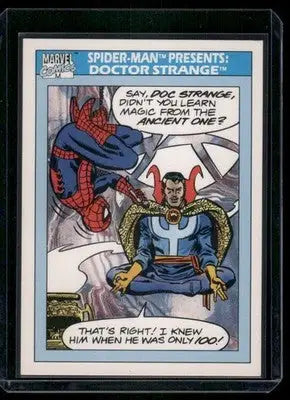 1990 Impel Marvel Comics Doctor Strange Spider-Man #158 - Marvel Card Single