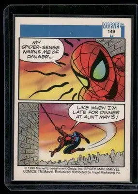 1990 Impel Marvel Comics Spider-Man #149 - Marvel Card Single
