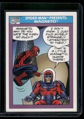 1990 Impel Marvel Comics Spider-Man Magneto #156 - Marvel Card Single