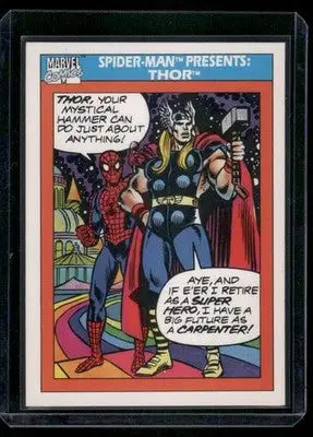 1990 Impel Marvel Thor Spider-Man #154 - Marvel Card Single