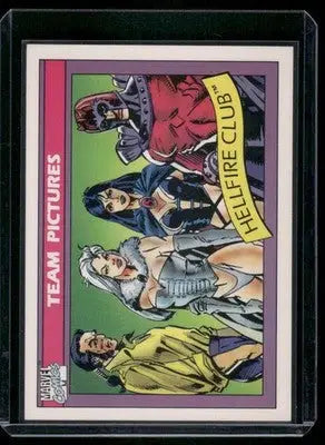 1990 Impel Marvel Universe Black Queen Black King White Queen Magneto #147 - Marvel Card Single
